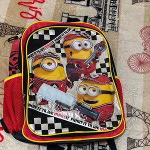 Kids Minions Backpack - Red and Yellow
